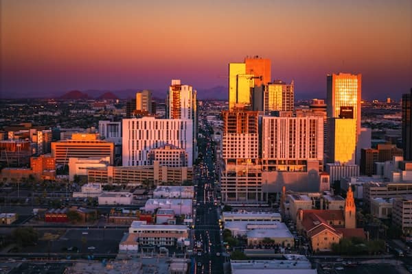 Phoenix skyline — Junk King market